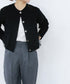 【SOI-MeME】sheer fringe cocoon cardigan